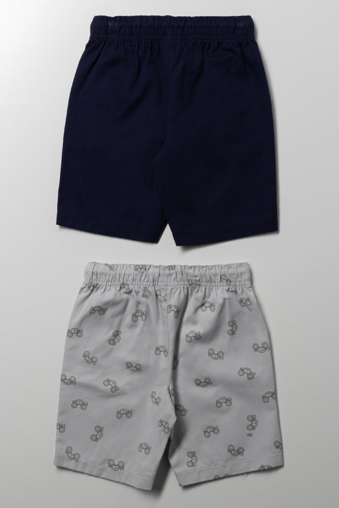 2 Pack Truck Shorts Navy And Grey (2)