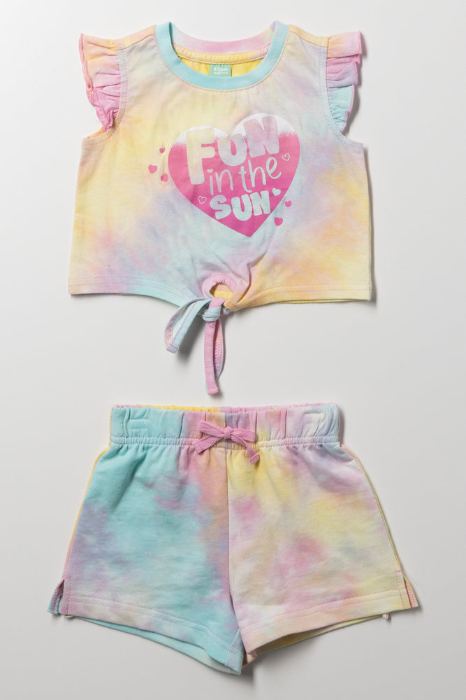 Tie Dye Set Multicolour