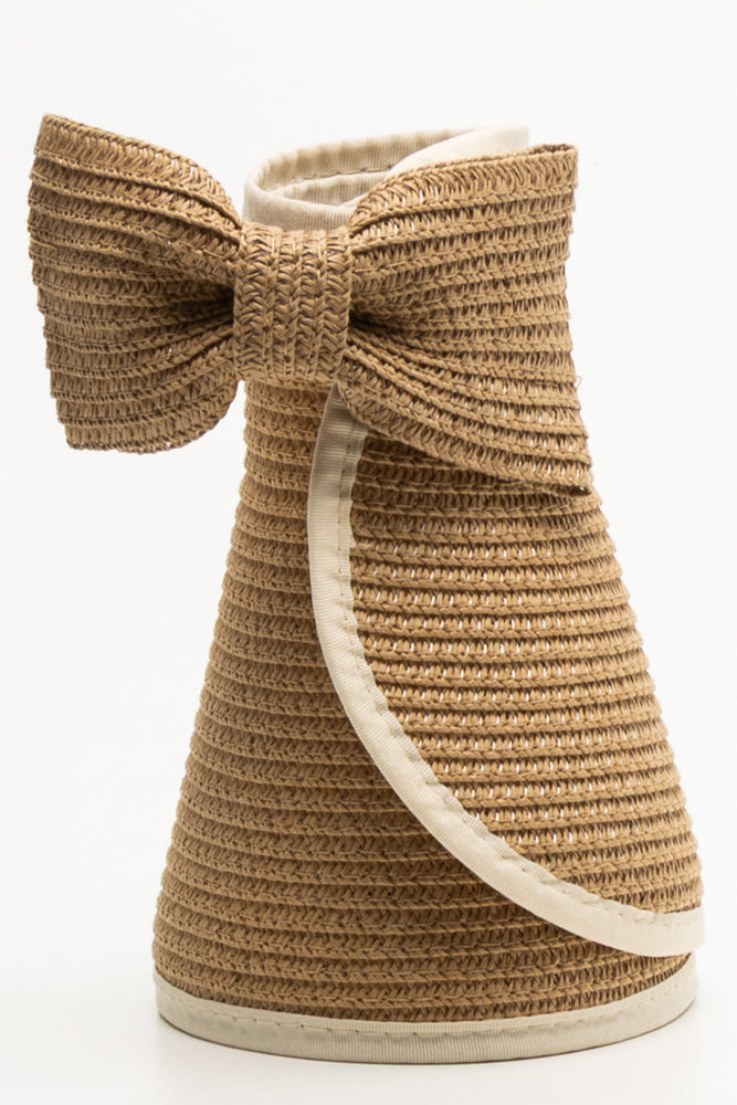 Roll-Up Visor Hat Natural (3)