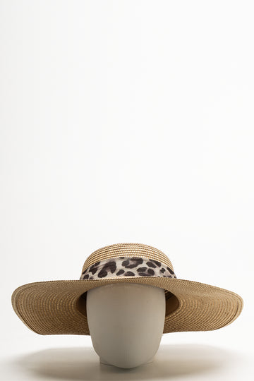 Wide Brim Hat Brown