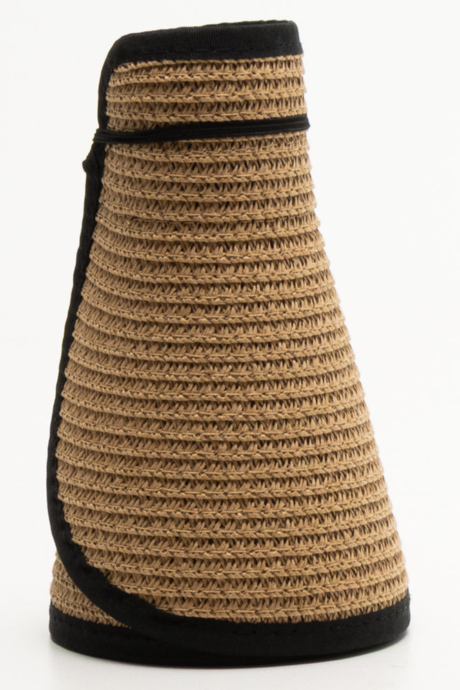 Roll Up Visor Natural And Black (3)