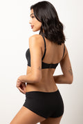 3 Pack Cotton Boyleg Panties Black (2)