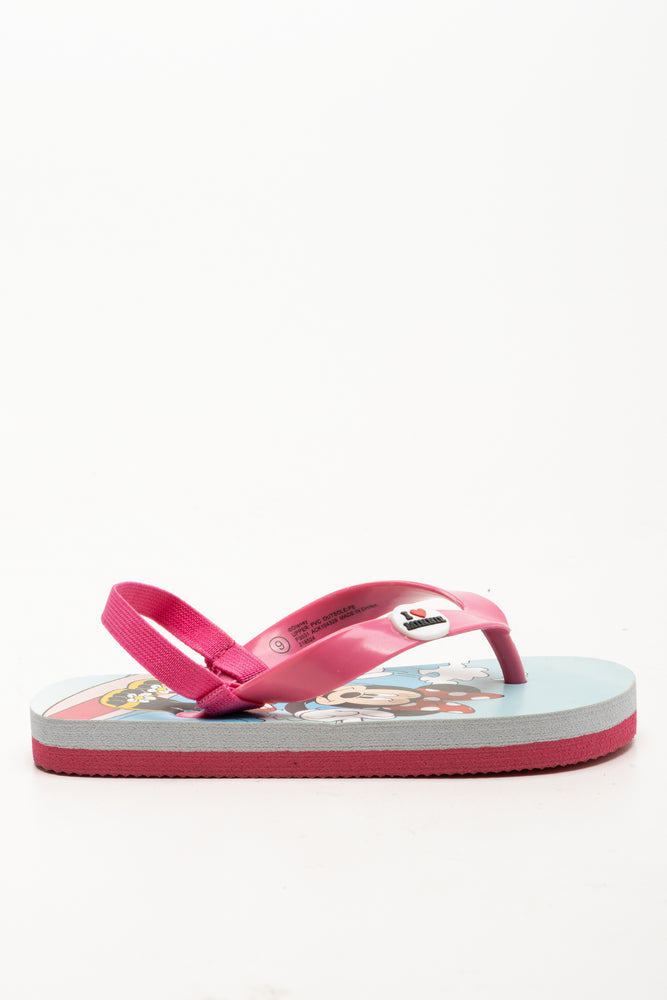 Minnie Mouse Flip Flops Blue