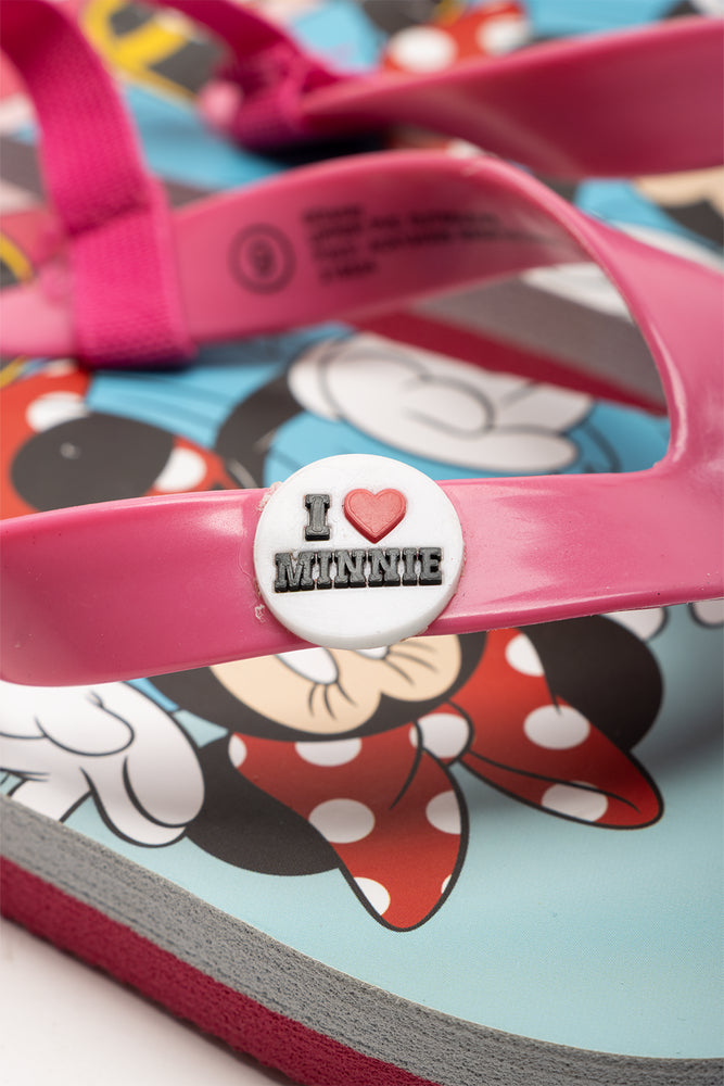 Minnie Mouse Flip Flops Blue (2)