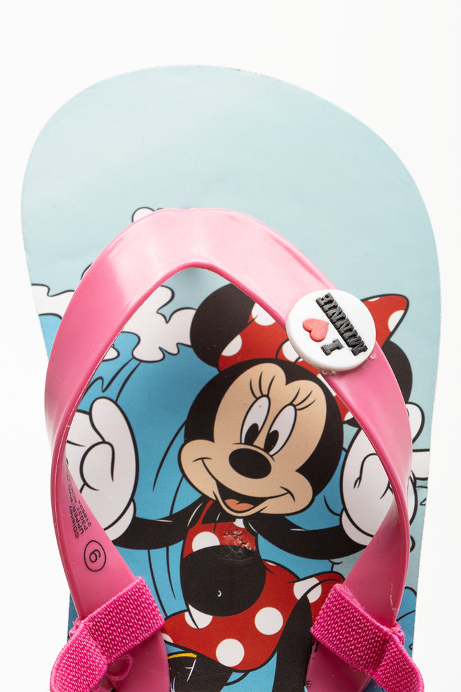 Minnie Mouse Flip Flops Blue (4)