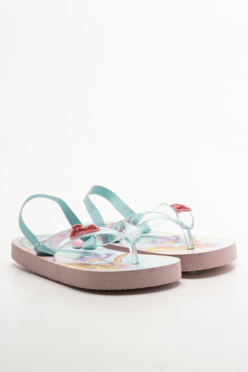Barbie Flip Flops Aqua