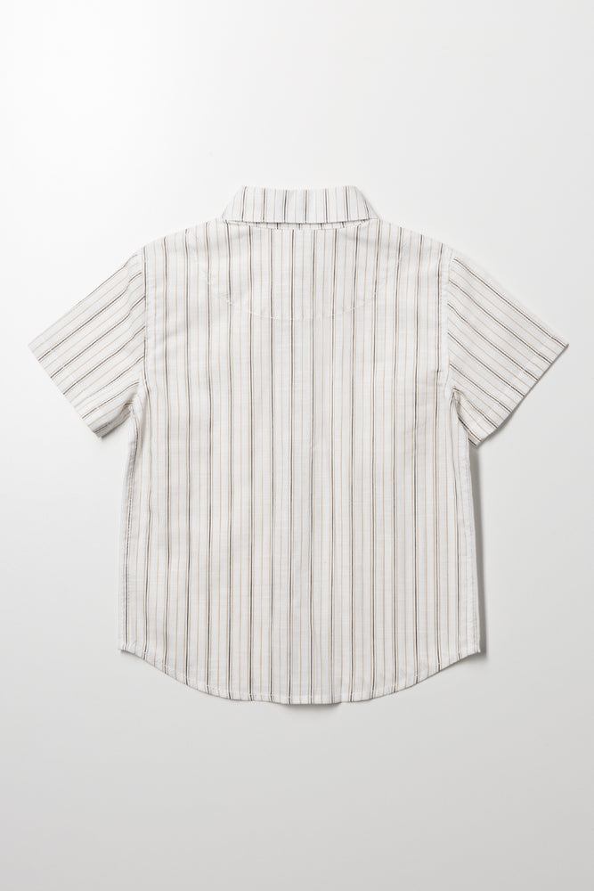 Stripe Shirt Natural (3)