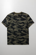Camo Short Sleeve T-Shirt Green (2)