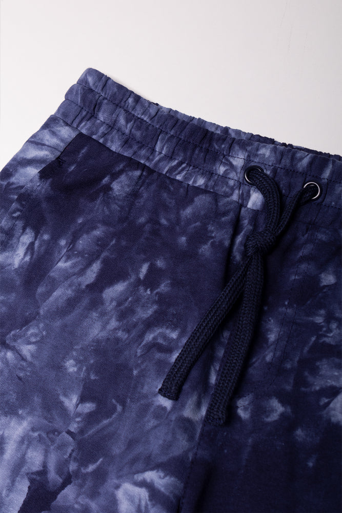 Tie Dye Shorts Blue