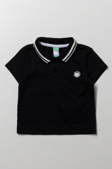 Short Sleeve Golfer Black