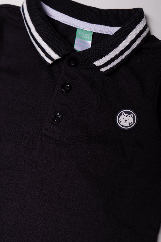 Short Sleeve Golfer Black