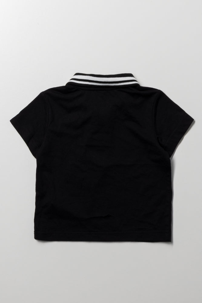 Short Sleeve Golfer Black (2)