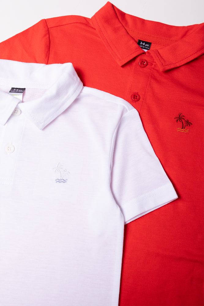 2 Pack Golfers Red And White