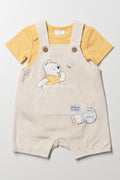 Winnie The Pooh Dungaree Natural