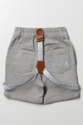 Dinosaur Braces Denim Shorts Grey (3)