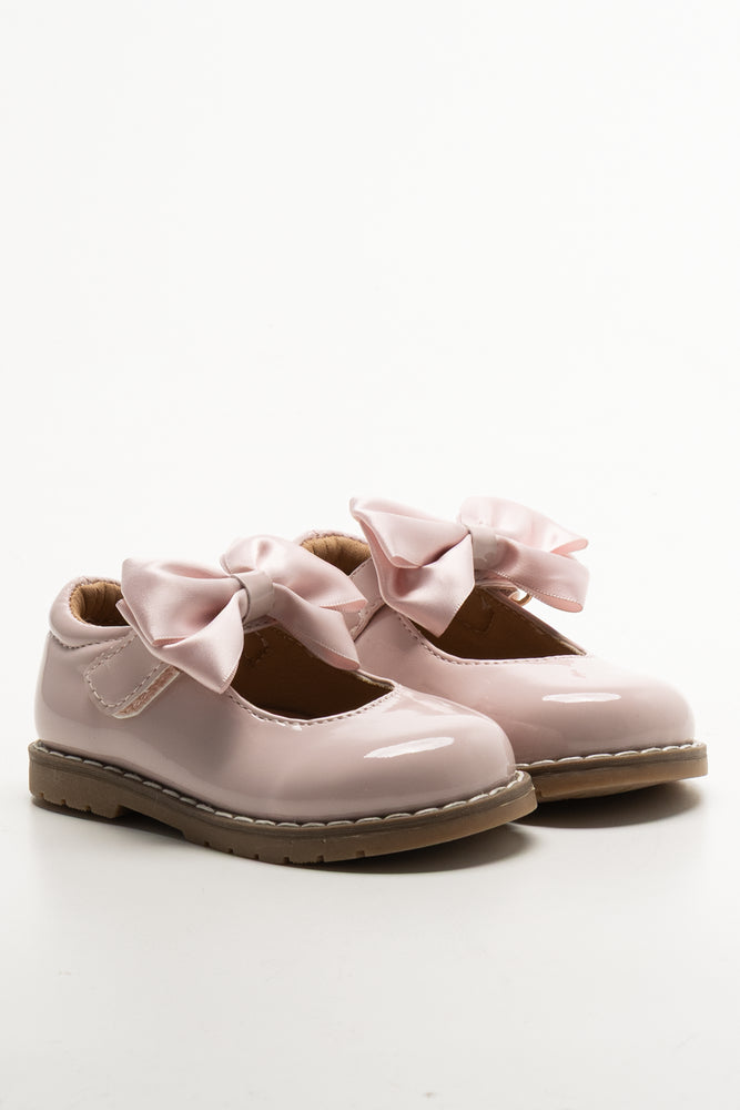 Bow Shoes Dusty Pink