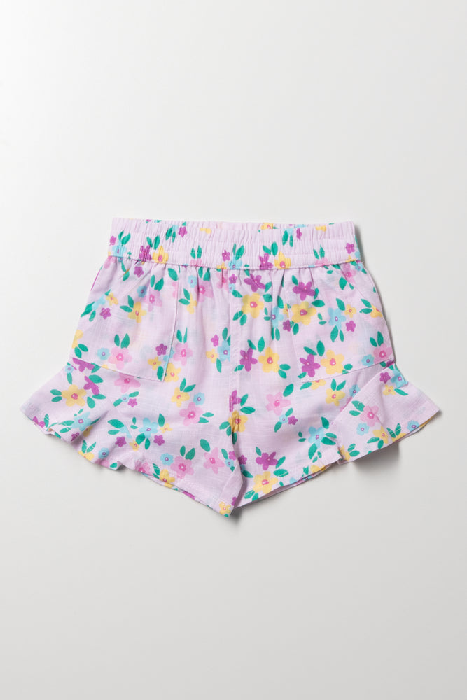 Frill Shorts Light Pink