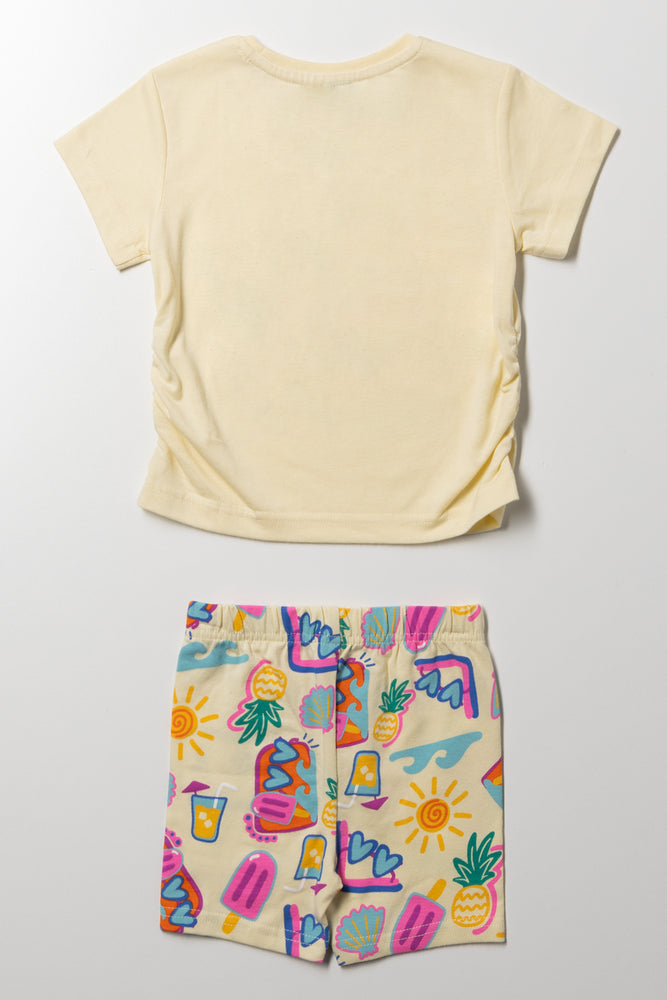 Cycle Short Set Yellow (3)