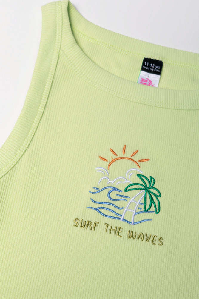 Vest Lime Green