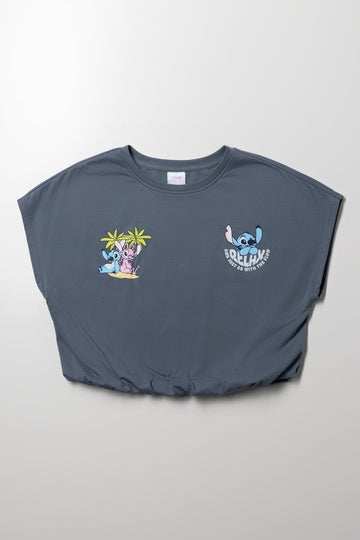 Stitch Top Charcoal