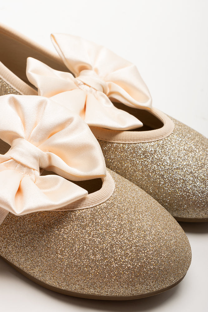 Bow Pumps Gold (2)