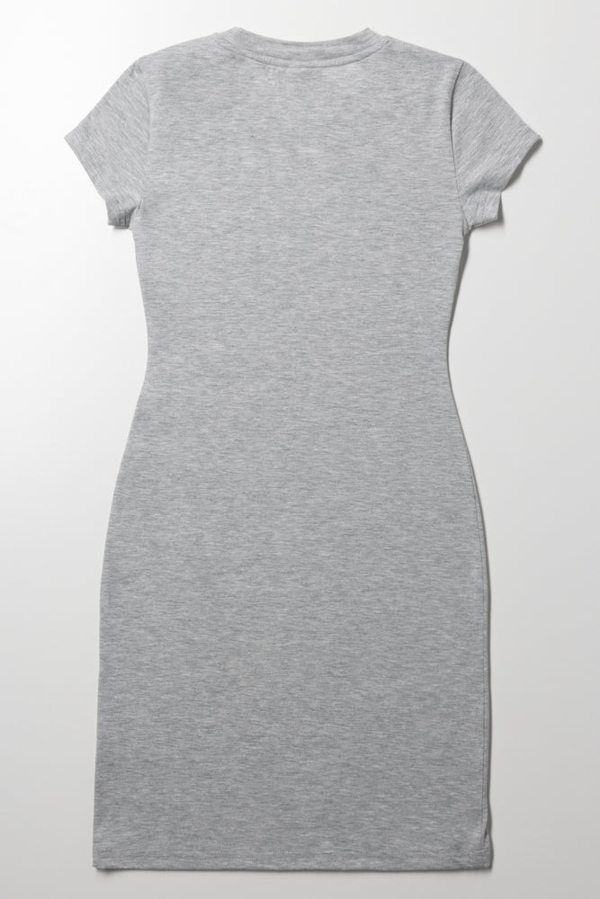 Bodycon Dress Grey (2)