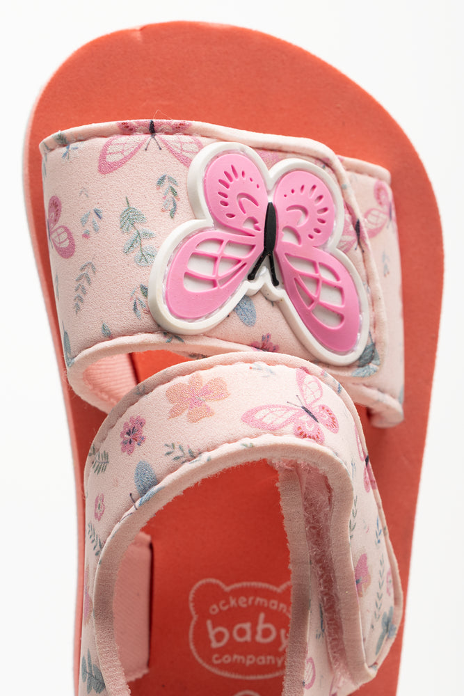 Butterfly Sandals Peach (4)