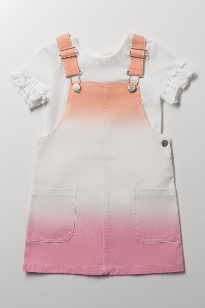 Ombre Pinafore Set