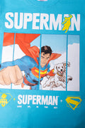 Superman Short Sleeve T-Shirt Aqua (1)