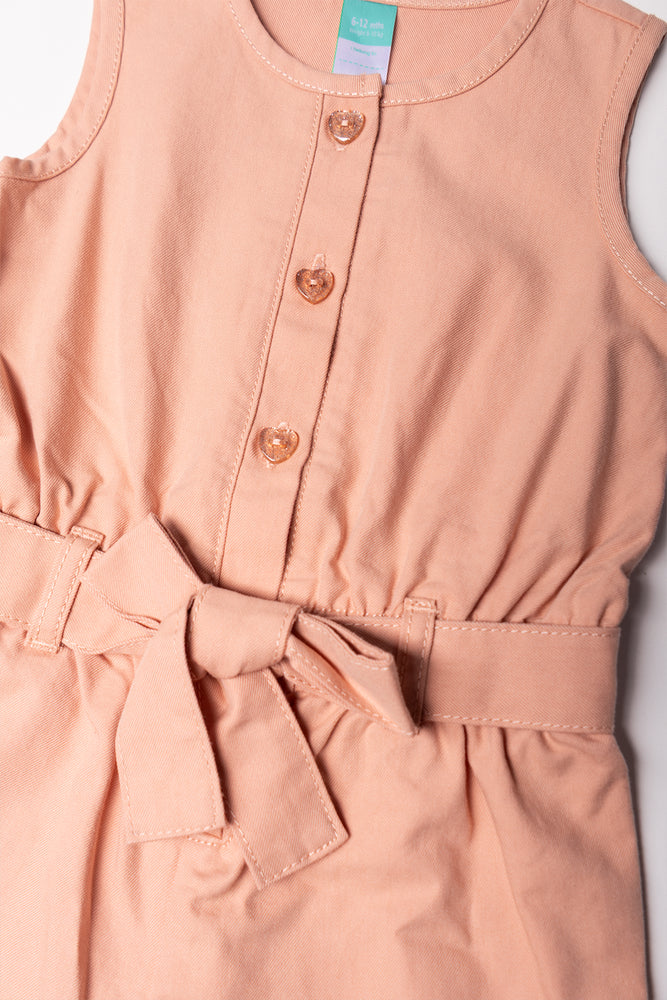 Sleeveless Jumpsuit Pink