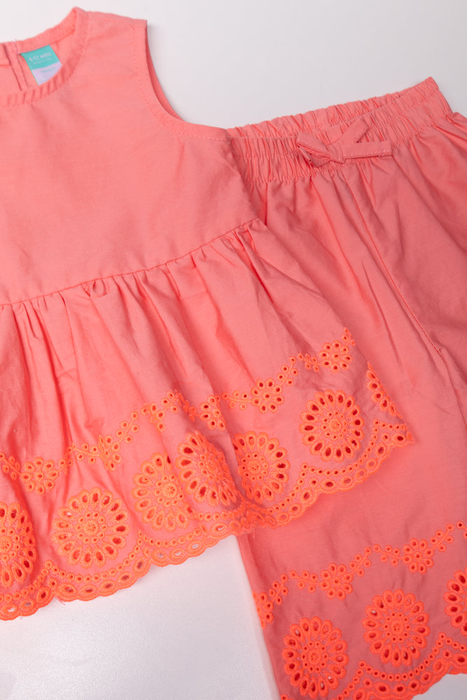 Embroidered Set Pink