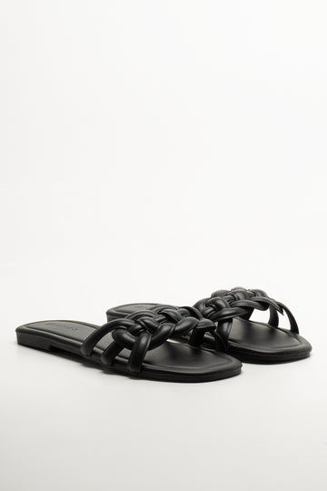Mule Sandals Black