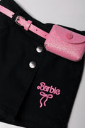 Barbie Denim Skorts Black (1)
