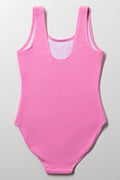 Miami Textured One Piece Swimsuit Pink (2)