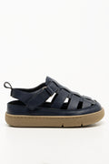 Caged Hybrid Sandals Navy