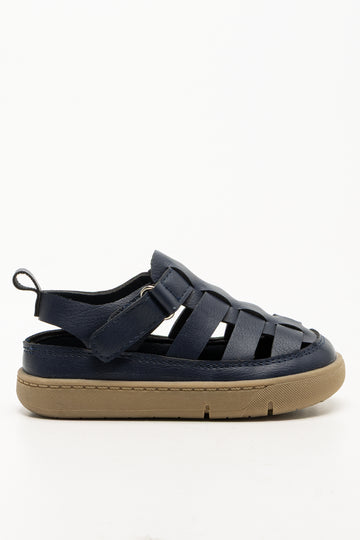 Caged Hybrid Sandals Navy