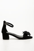 Block Heel Sandals Black (1)
