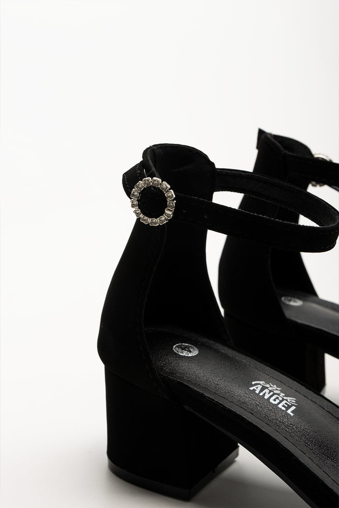 Block Heel Sandals Black (3)
