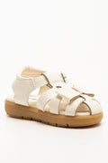 Closed Toe Sandals White (1)