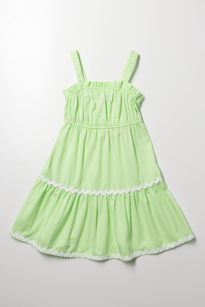 Tiered Dress Green