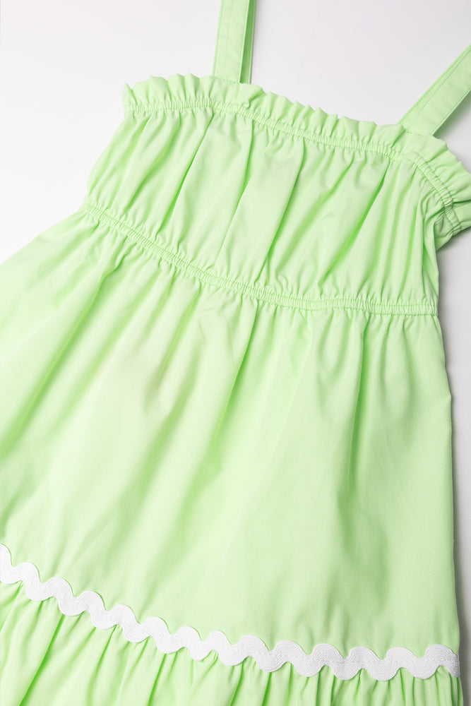 Tiered Dress Green