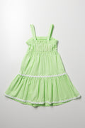 Tiered Dress Green (2)