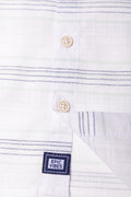 Short Sleeve Linen Blend Shirt White (2)