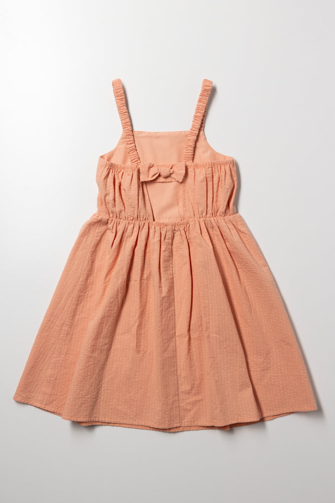 Strappy Dress Peach (2)