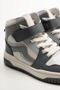 High Top Sneaker White & Grey (3)