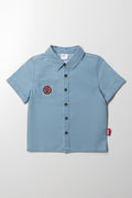 Spider-Man Denim Shirts Blue