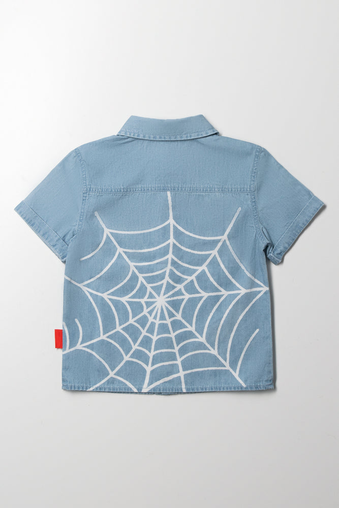 Spider-Man Denim Shirts Blue (2)