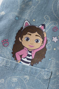 Gabby's Dollhouse Pinafore Set Light Wash (2)