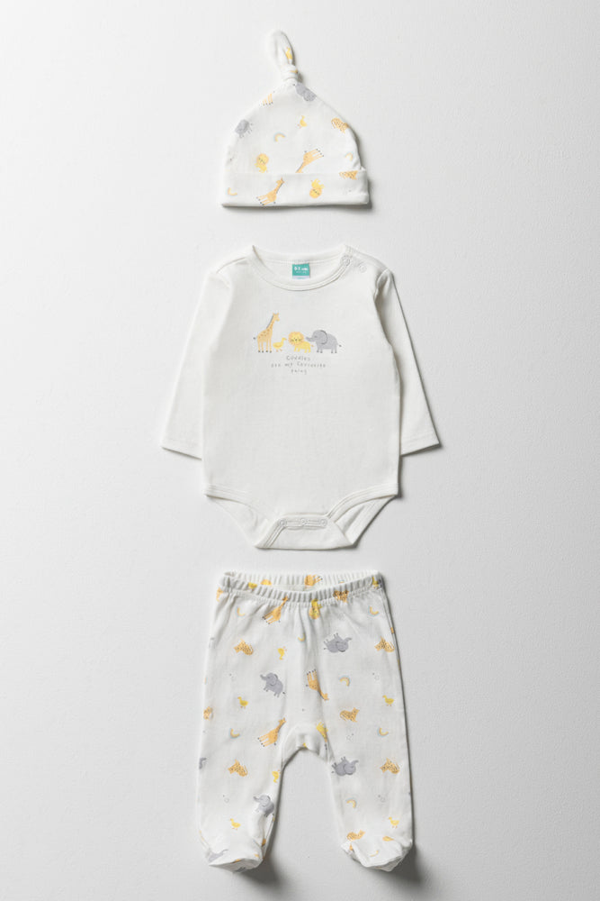 3 Piece Set White