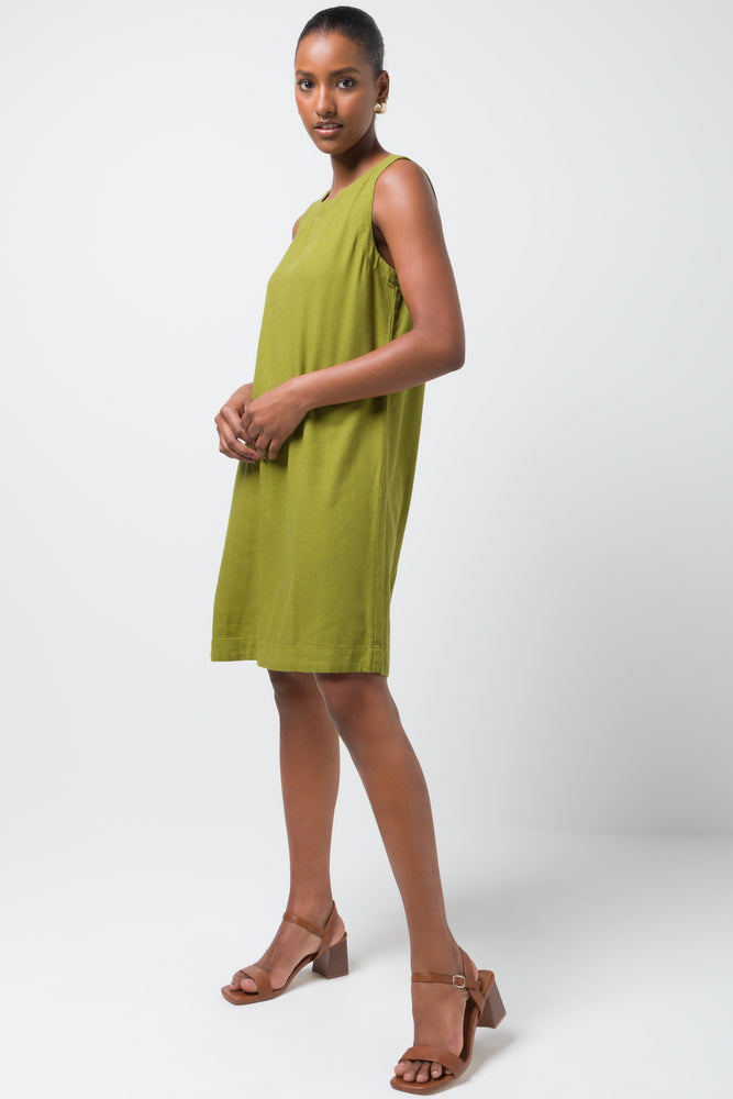 Shift Dress Green (1)